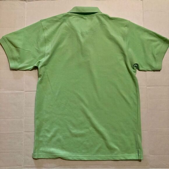Abercombie & Fitch Mint green pique polo shirt (XL) - Picture 3 of 3